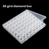 Hộp nhựa trong suốt đựng trang sức với 56 ngăn tiện dụng