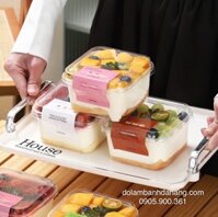 Hộp nhựa vuông trong JLH10-6 (10 cái)