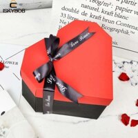 Hộp nổ hình trái tim tình yêu FUJIZOU, Hộp quà tặng Album ảnh gấp bằng giấy thủ công, Sổ lưu niệm nhiều lớp tự dính Album ảnh thủ công DIY Lời cầu hôn