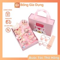 Hộp Nơ Kẹp Tóc Cho Bé Giá 18 Chi Tiết Thỏ Hồng