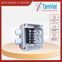 Hộp nối dây điện chia 4, hộp đấu nối dây điện chống thấm có 5 cầu đấu mắt ghép ngoài trời