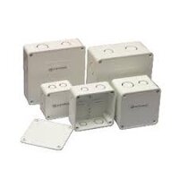 Hộp nối dây tự chống cháy có lỗ chờ sẵn E265/23X 110X110X50 - CÔNG TY TNHH THIẾT BỊ ĐIỆN VÀ VẬT TƯ HƯNG THỊNH