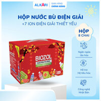 Hộp Nước bù điện giải Biozol ALKARI - Thùng 8 chai dung tích 280ml