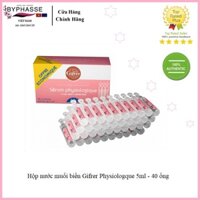 Hộp nước muối biển Gifrer Physiologque 5ml 40 Ống - Hồng