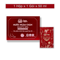 Hộp nước ngâm chân Dao đỏ Sapa  Napro 50ml giúp ngủ ngon