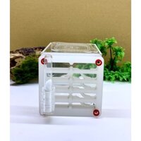 Hộp nuôi kiến (mica/ acrylic) 10-10-10cm / Formicarium