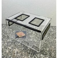 Hộp nuôi nhện Tarantula/ bò sát... cao cấp 35x25x20cm mica
