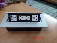 Hộp Ổ cắm điện âm bàn SINOAMIGO STS 212S - 4 ổ điện hàng chính hãng