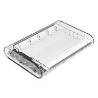 Hộp ổ cứng 3.5" SSD/HDD SATA 3 USB 3.0 ORICO 3139U3-CR( Trong suốt) - Hàng Chính Hãng
