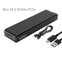 Hộp ổ cứng M2 ORICO M2PV-C3-BK NVMe M.2 SSD Tốc độ 10Gbps