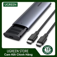 Hộp Ổ Cứng SSD M2 Nvme 10GBps M Key USB C 3.1 GEN 2 Ugreen 10902 Chính Hãng CM400