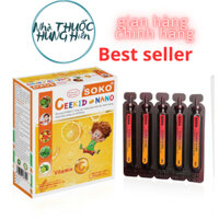 Hộp ống nước vitamin C CEEKID NANO SOKO 20 ống tăng cường sức đề kháng