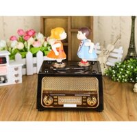 Hộp phát nhạc CẶP ĐÔI đựng đồ trang sức, hộp phát nhạc dây cót trang trí độc đáo