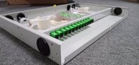 Hộp phối quang 12FO indoor rack 1U-19, chuẩn SC, full phụ kiện. Hàng chính hãng
