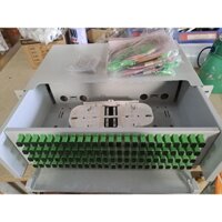 Hộp phối quang hộp odf96 fo. gắn rack trượt full phụ kiện sc/apc
