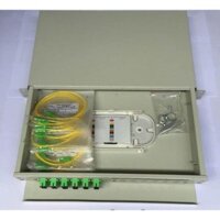 Hộp phối quang ODF 12FO KHAY TRƯỢT GẮN RACK 19” (đủ PK, dây nối quang SC/ UPC, SM)