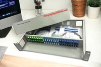 Hộp phối quang ODF 48FO GT chuẩn rack 2U SM full phụ kiện
