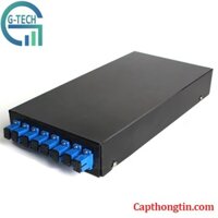 Hộp phối quang ODF 8Fo sợi chất liệu sắt sơn tính điện (8FO , 8 core)