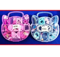 Hộp phụ kiện cột kẹp tóc hello kitty, elsa PK23001