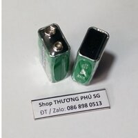 Hộp Pin 9V GoldenPower (6F22 - G6F22 9V)  - Pin Vuông) / Hộp 10 Viên