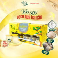 Hộp Quà 10 hũ yến chưng bạch quả Ginkgo biloba Song Phát bổ não cải thiện trí nhớ giúp cơ thể khỏe mạnh