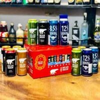 Hộp quà 12 lon bia Đức 500ml hãng Harboe: Bear beer và Viiking nhập khẩu nguyên hộp