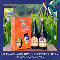 Hộp quà 2 chai bia thầy tu La Trappe – Hà Lan