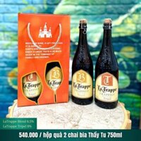 Hộp Quà 2 Chai Bia Thầy Tu 750ml