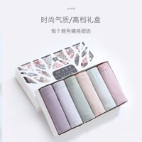 Hộp quà bán chạy gồm 50 chiếc quần lót nữ cotton nguyên chất, quần lót nữ kháng khuẩn, quần lót tam giác cotton đầy đủ kích thước lớn cho bé gái