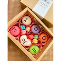 Hộp Quà bánh MACARON-kèm giỏ xách (như hình)