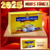 Hộp quà biếu Bột ngũ cốc yến sào Pipi hộp 20 gói Y084