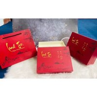 Hộp quà biếu tặng trà cao cấp-Trà Olong Bảo Lộc cao cấp(1 hộp 2 gói 100g)-Linh Trà TeaPremium.