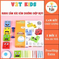 [Hộp Quà Đẹp] Rubik Thay Đổi Cảm Xúc Khuôn Mặt Gồm 64 Biểu Cảm Khác Nhau Kèm Chuông + Đồng Hồ Cát