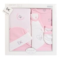Hộp quà đồ sơ sinh Elegant Kids 2000 5 chi tiết hồng 3142