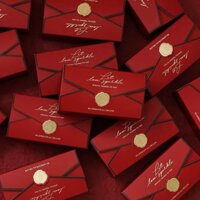 Hộp quà kẹo mới, hộp kẹo cưới, hộp trống sáng tạo, giấy giả da, thủ công dập vàng [yfs]