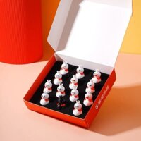 Hộp quà lật đật Tuyết Vương Mixue biểu cảm trang trí độc đáo xinh xắn đáng yêu