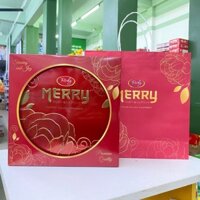 Hộp quà lễ Tết Richy - Hộp bánh Richy Merry Nhật Bản Thập Cẩm 336g