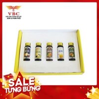 Hộp quà Mật ong Tam Đảo Ngũ Phúc 5 hương vị mật ong (1 hộp 5 chai 45g)