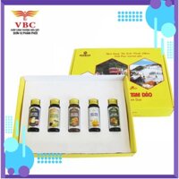 Hộp quà Mật ong Tam Đảo Ngũ Phúc 5 hương vị mật ong (1 hộp 5 chai 45g)