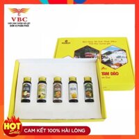 Hộp quà Mật ong Tam Đảo Ngũ Phúc 5 hương vị mật ong (1 hộp 5 chai 45g)