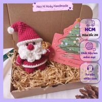 Hộp quà móc khóa ông già noel by Heo Hí Hoáy, quà tặng giáng sinh, móc khoá noel