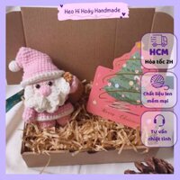 Hộp quà móc khóa ông già noel by Heo Hí Hoáy, quà tặng Giáng sinh, móc khoá noel