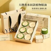 Hộp quà nến thơm, quà sinh nhật cao cấp, quà lưu niệm, nến thơm bằng sáp đậu nành, hỗ trợ giấc ngủ, không khí thơm lâu