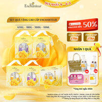 [HỘP QUÀ] Set quà tặng cao cấp Enchanteur: Sữa tắm 180g/650g, Dầu gội 180g/650g, Nước hoa EDT 10ml/18ml, Dầu xả