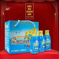 Hộp quà tặng 6 chai nước yến Sanest 180ml