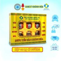 [Hộp quà tặng 6 lọ] Nước Yến Sào Khánh Hòa Sanest Lọ 70ml có đường