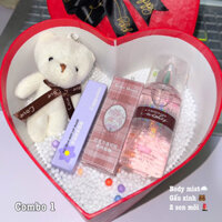 HỘP QUÀ TẶNG CHÍNH HÃNG NỘI ĐỊA - SET QUÀ SON BODY MIST - QUÀ VALENTINE, 14/2, 8/3, 20/10, QUÀ SINH NHẬT