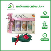 HỘP QUÀ TẶNG COMBO 4 CHAI SỮA TẮM TINH DẦU AN'Sw TẶNG 20/10, SINH NHẬT, 20/11,  NOEL, TẾT, VALENTINE