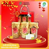 Hộp Quà Tặng Hạt Dinh Dưỡng Mix Nhiều Loại Cao Cấp Hộp Quà Biếu Tết Mứt Tết Ô Mai Xí Muội Trái Cây Sấy Dẻo Chuẩn Ngon