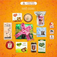 Hộp Quà Tặng Noel, Giáng Sinh, Smax- Set quà đồ ăn vặt kèm nơ, gói quà miễn phí CRICKET